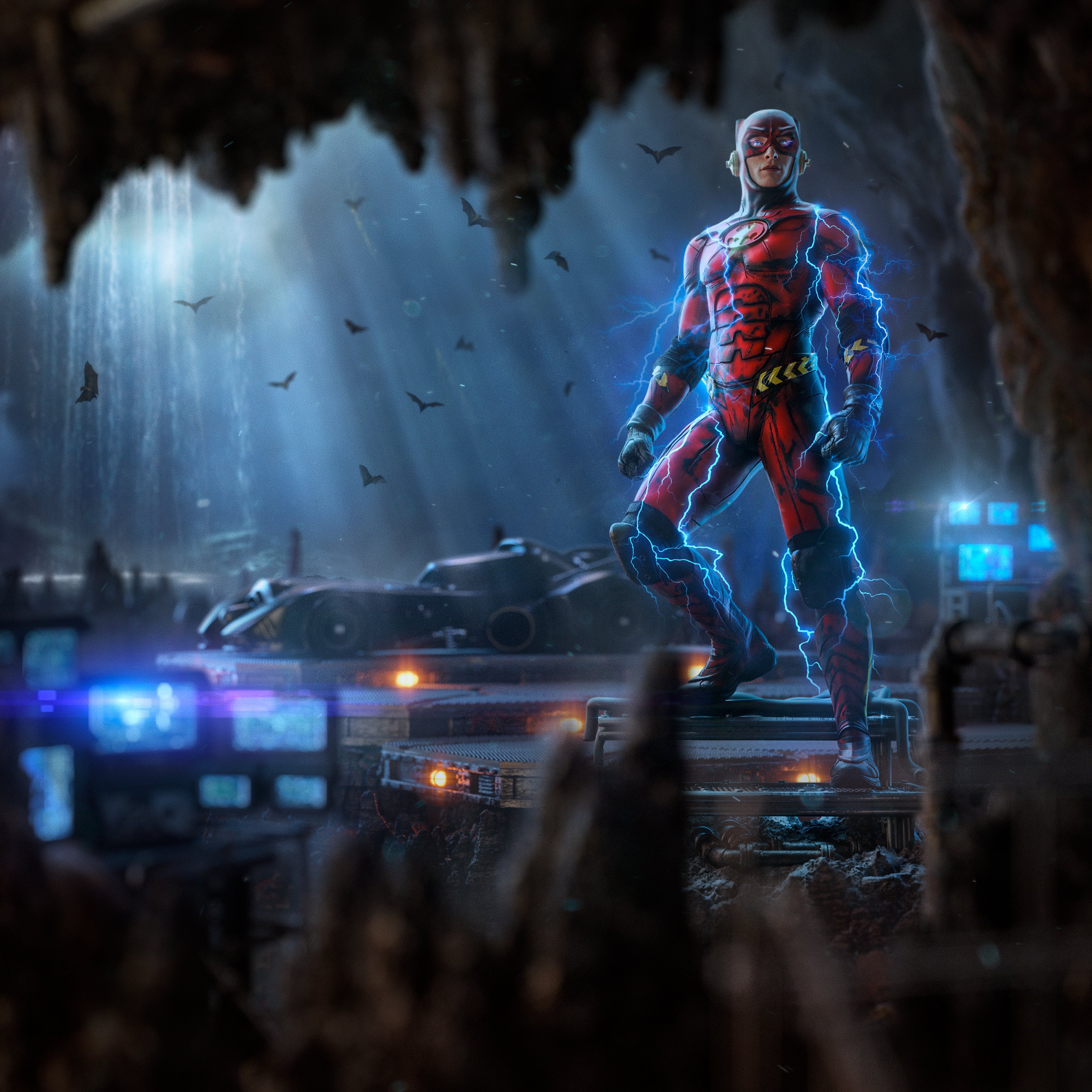 Flash Alternate Ver - The Flash Movie - Art Scale 1/10 Statue