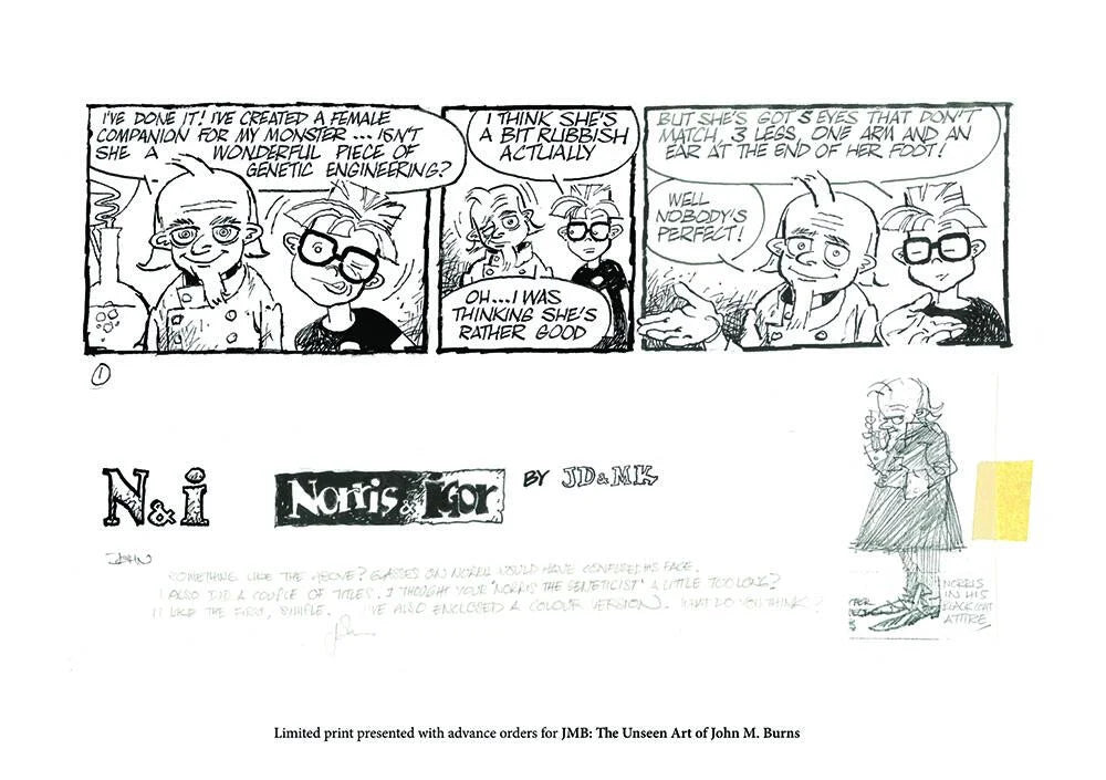 JMB : The Unseen Art of John M. Burns Limited Edition Hardcover