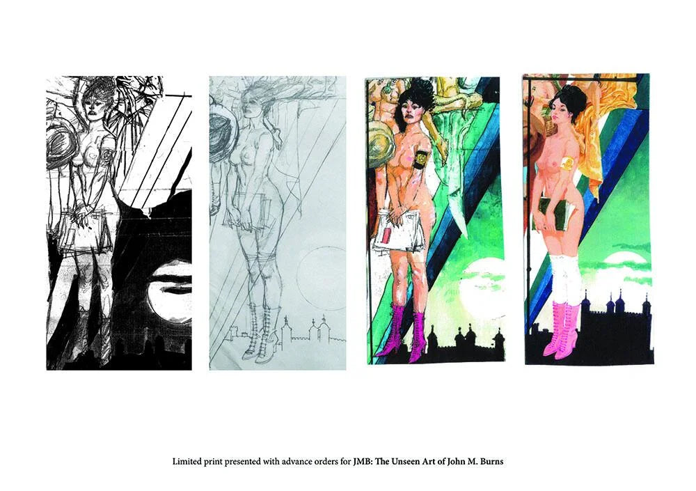 JMB : The Unseen Art of John M. Burns Limited Edition Hardcover