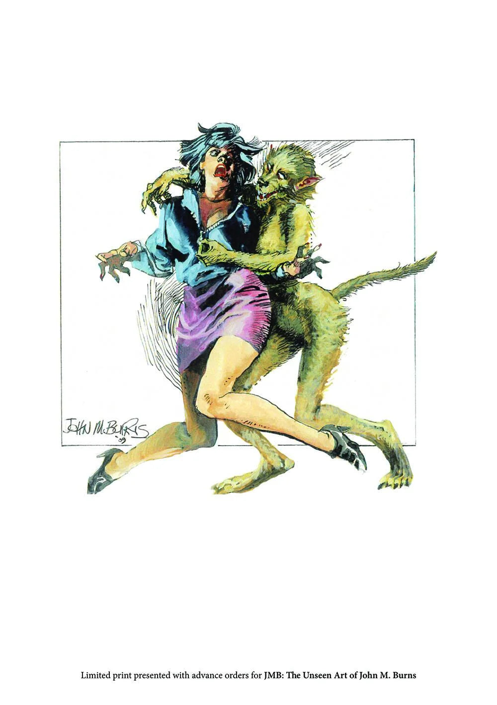 JMB : The Unseen Art of John M. Burns Limited Edition Hardcover