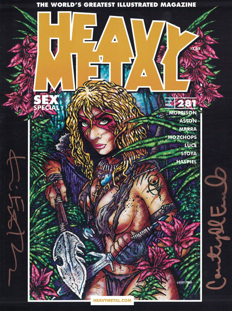 Issue #281 - Kevin Eastman Cover (Signed by Kevin Eastman and Courtney Eastman)