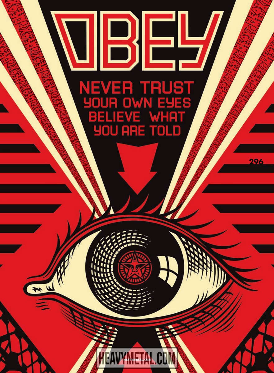 Issue #296 Cover C - Shepard Fairey