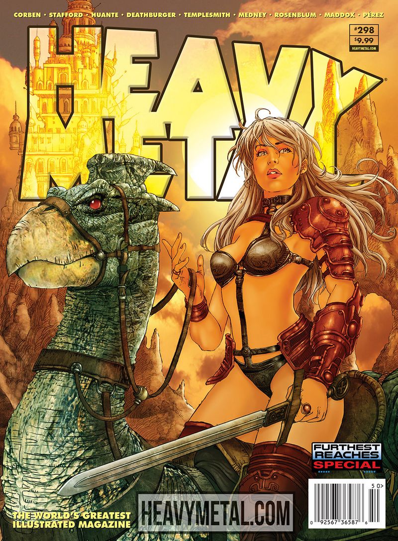 Heavy Metal Magazine Issue #298 Cover A - Esau Escorza