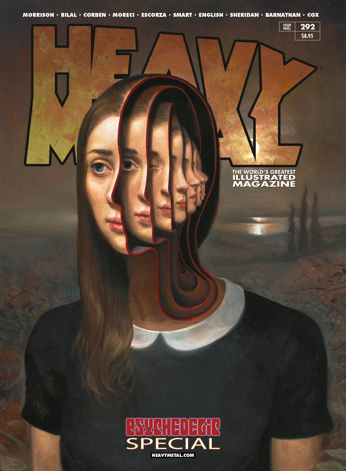 Issue #292 Cover D - Miles Johnston (HeavyMetal.Com Exclusive)