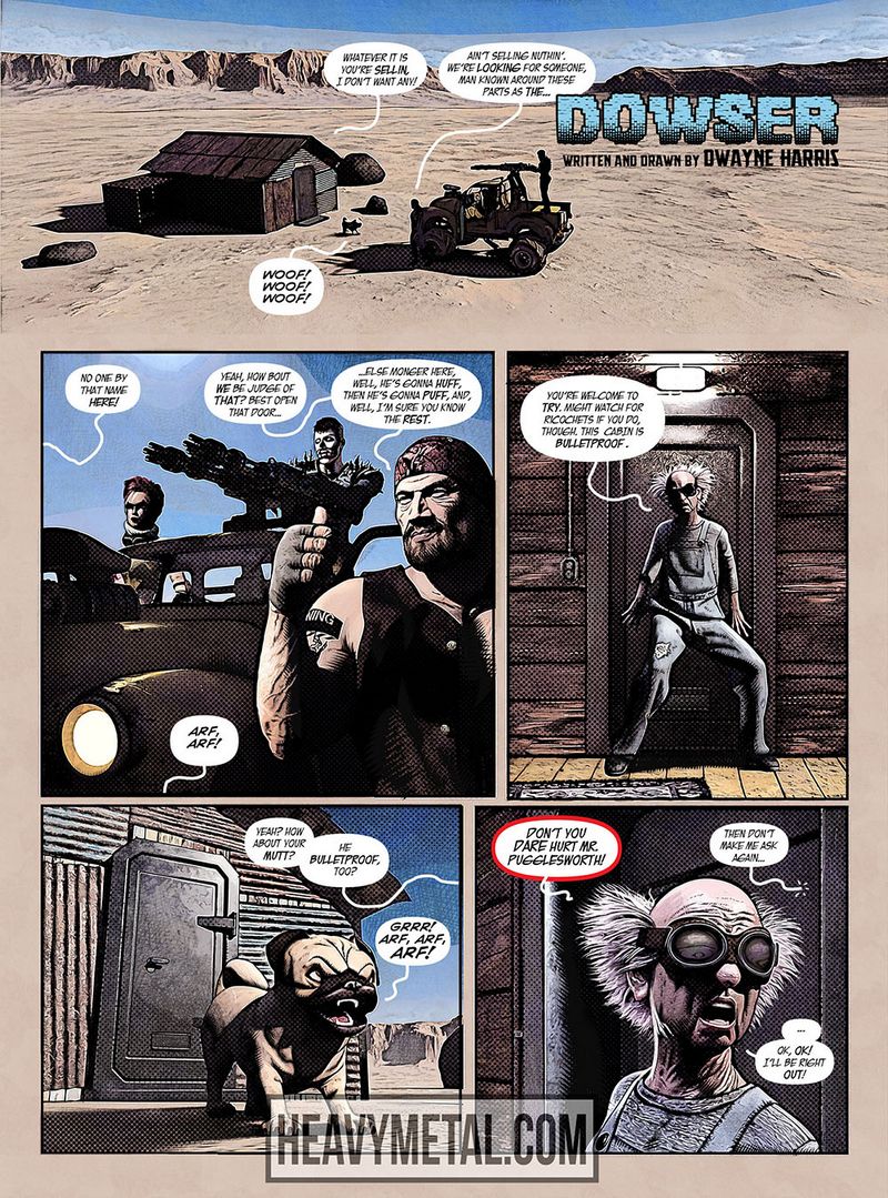 Heavy Metal Magazine Issue #298 Cover A - Esau Escorza