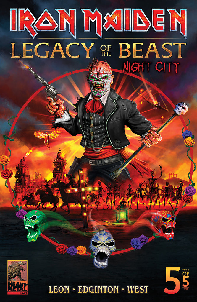 Iron Maiden Legacy of the Beast v2: Night City #5 Cvr C