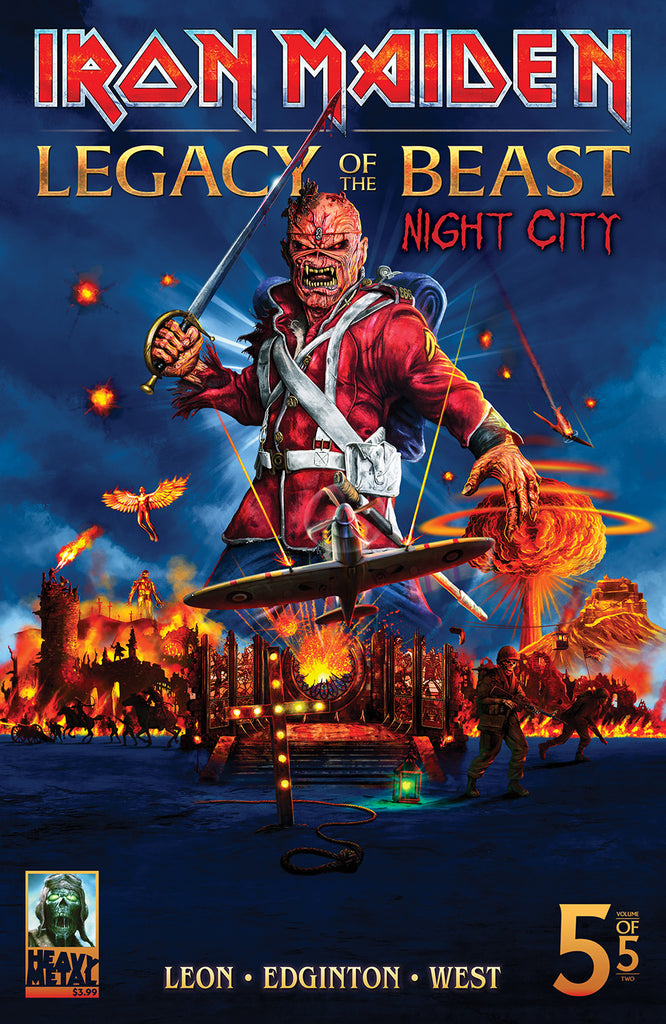 Iron Maiden Legacy of the Beast v2: Night City #5 Cvr B