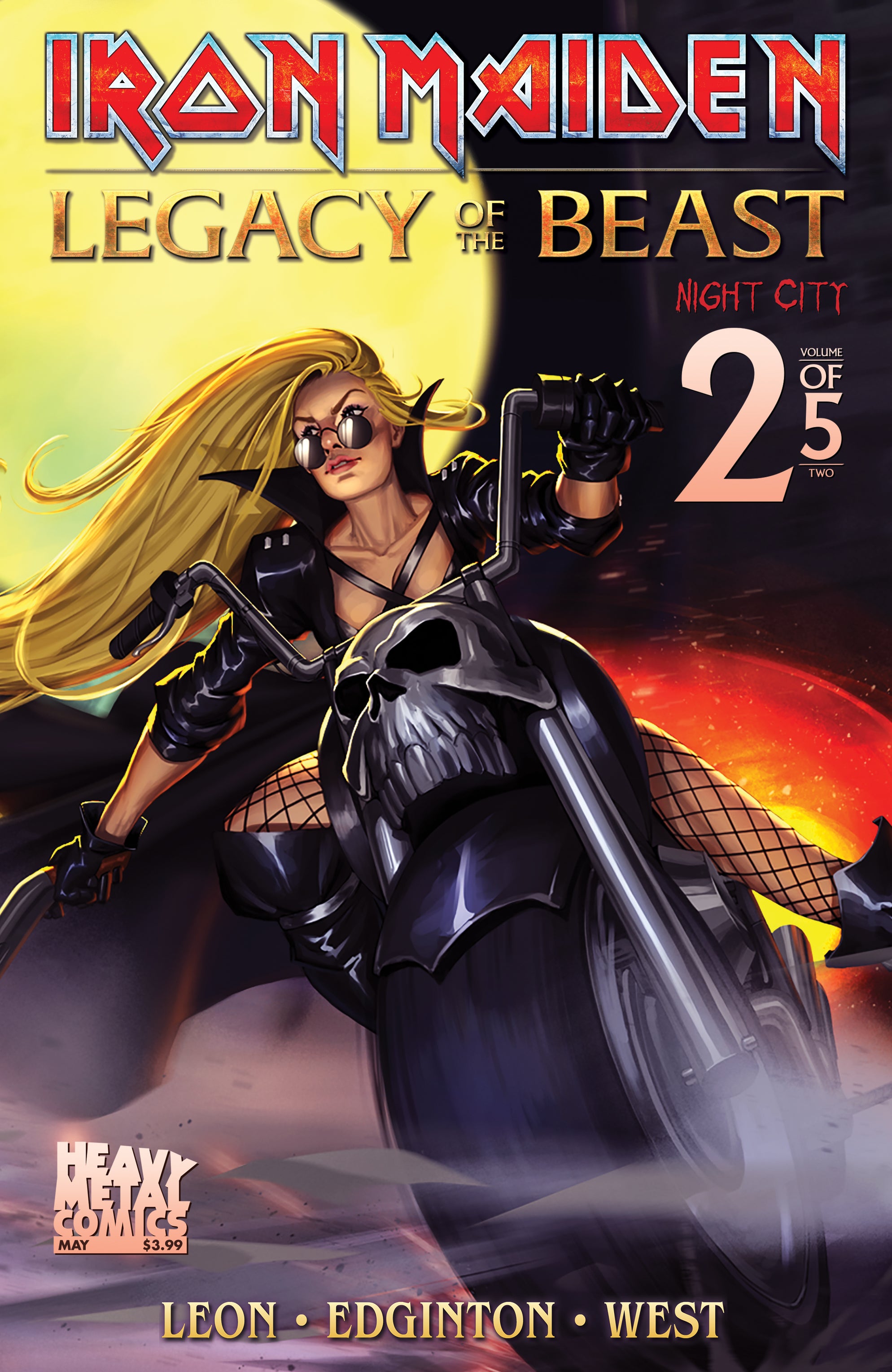 Iron Maiden Legacy of the Beast v2: Night City #2 Cvr B Navigator Games