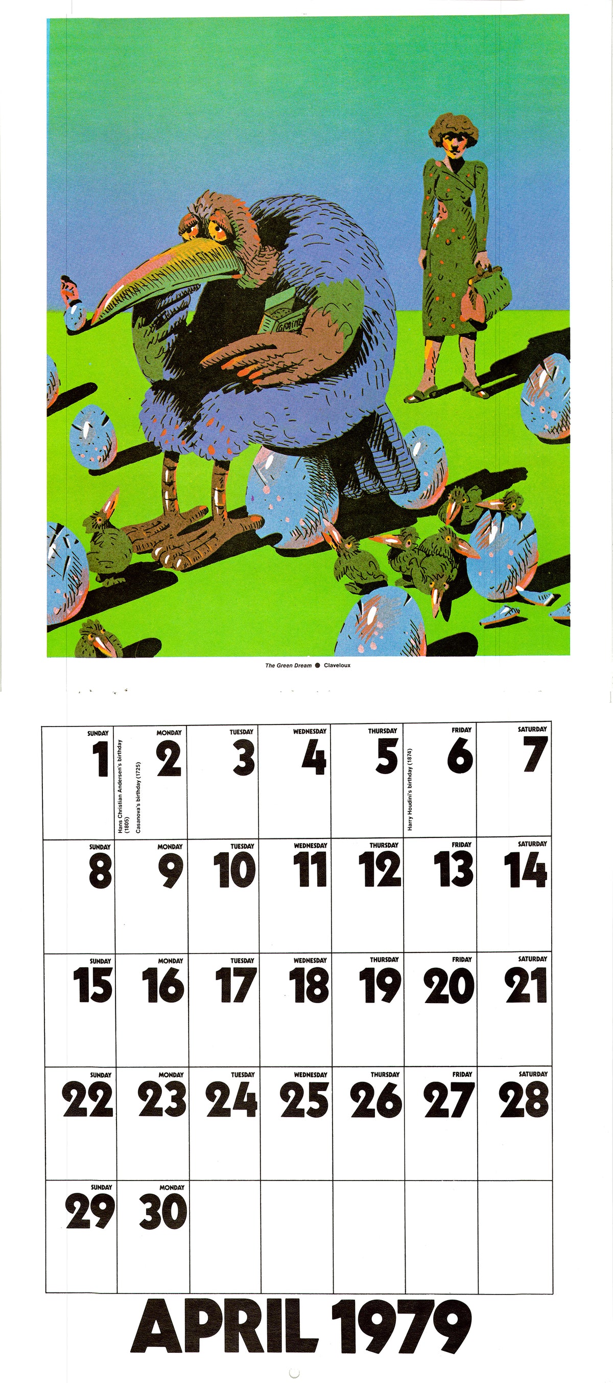 Calendar 1979 - Heavy Metal