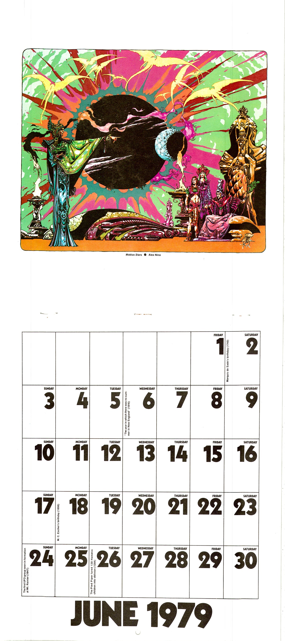 Calendar 1979 - Heavy Metal