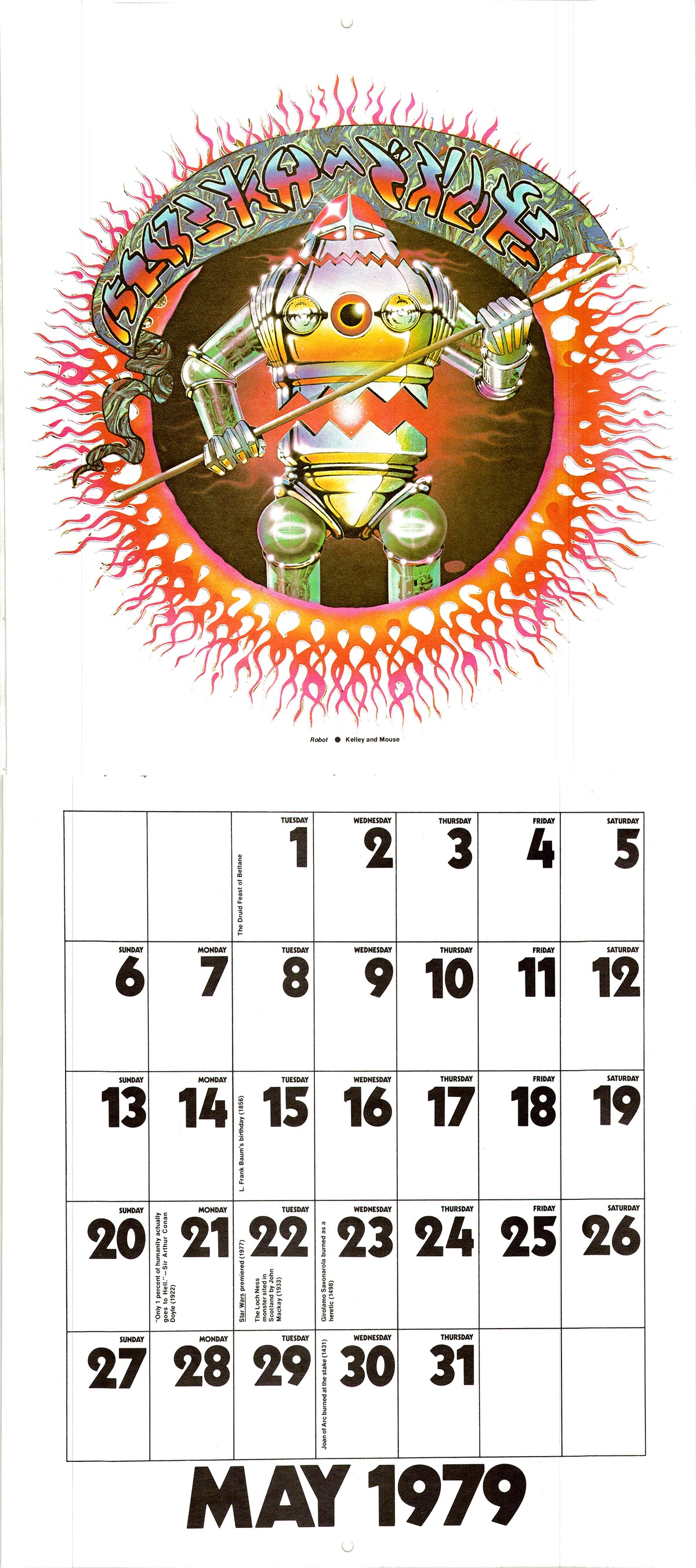 Calendar 1979 - Heavy Metal