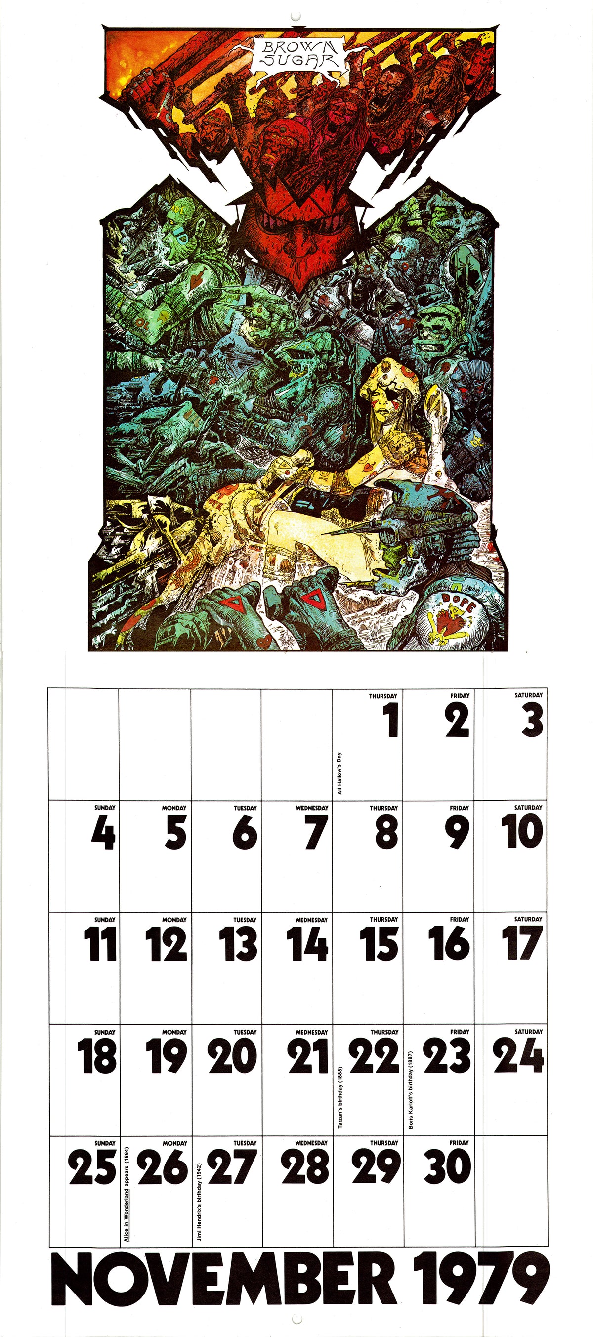 Calendar 1979 - Heavy Metal