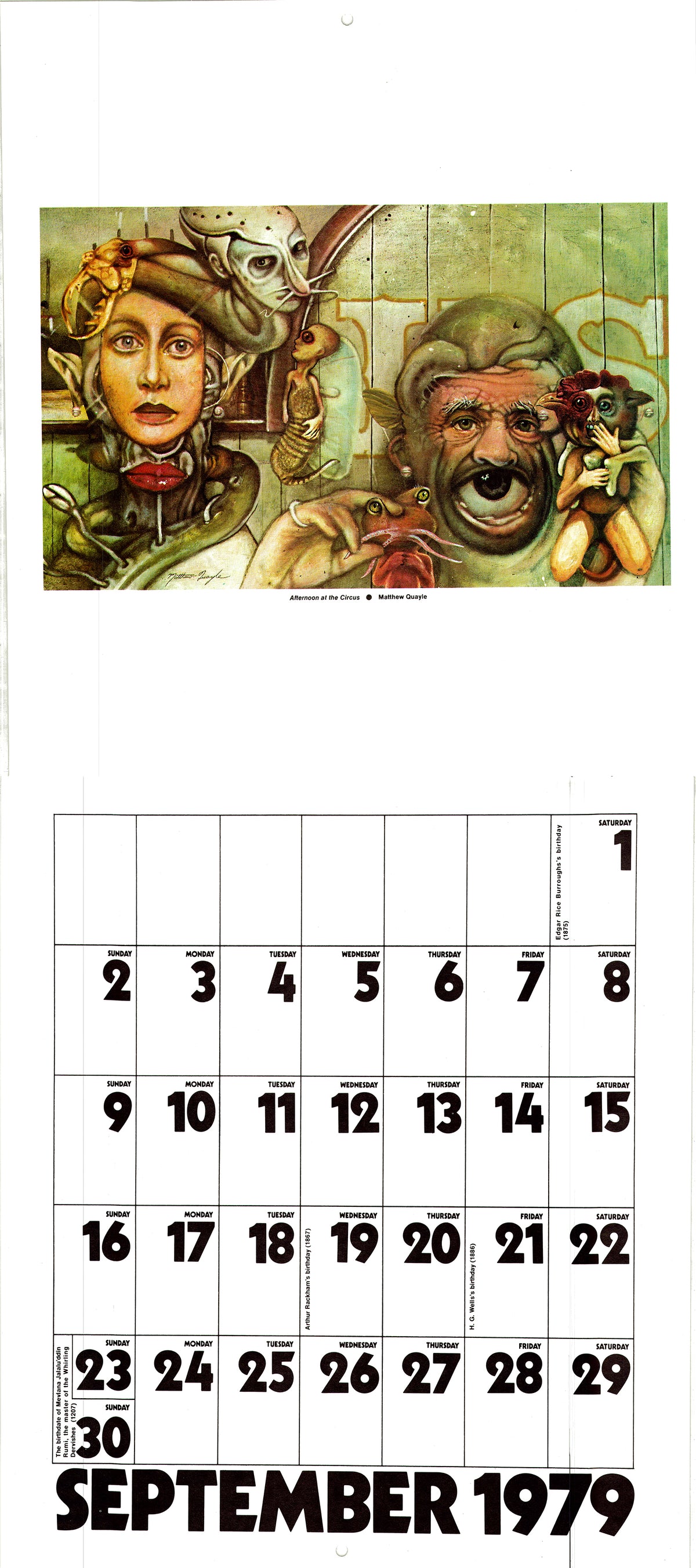 Calendar 1979 - Heavy Metal