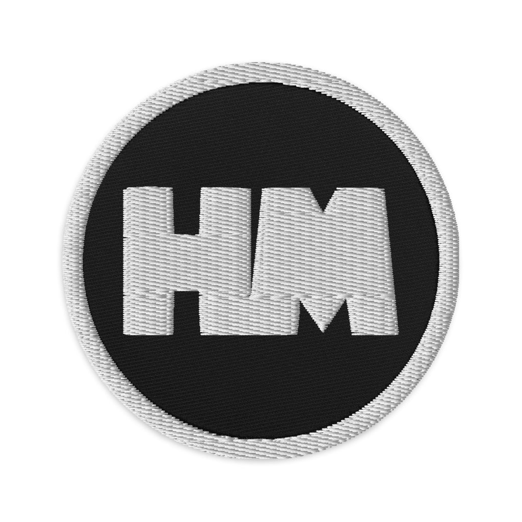 Heavy Metal (White HM) Embroidered Patch