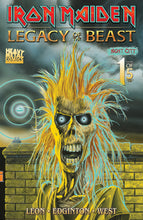 Load image into Gallery viewer, Iron Maiden Legacy of the Beast v2: Night City #1 Glow-In-The-Dark Cover SIGNED (inside cover) (2019 SDCC Exclusive)