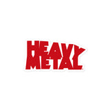 Heavy Metal (Red Logo) Bubble-Free Stickers