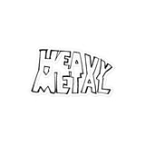 Heavy Metal (Kim Jung Gi Logo) Bubble-Free Stickers
