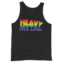 Load image into Gallery viewer, Heavy Metal (Rainbow Logo) Unisex Tank Top