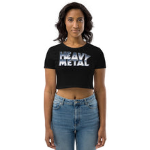 Load image into Gallery viewer, Heavy Metal (Chrome Logo) Crop Top