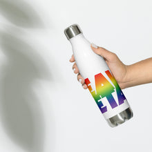 Load image into Gallery viewer, Heavy Metal (Rainbow Logo) Stainless Steel Water Bottle