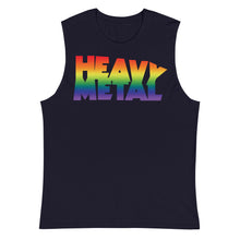 Load image into Gallery viewer, Heavy Metal (Rainbow Logo) Muscle Shirt