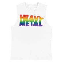 Load image into Gallery viewer, Heavy Metal (Rainbow Logo) Muscle Shirt