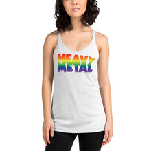 Load image into Gallery viewer, Heavy Metal (Rainbow Logo) Women&#39;s Racerback Tank